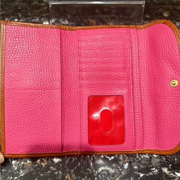 Dooney & Bourke Pink Leather Wallet - Picture 4 of 5